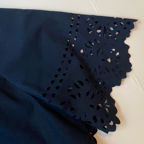 J. Crew size Xs navy blouse - Picture 8 of 10